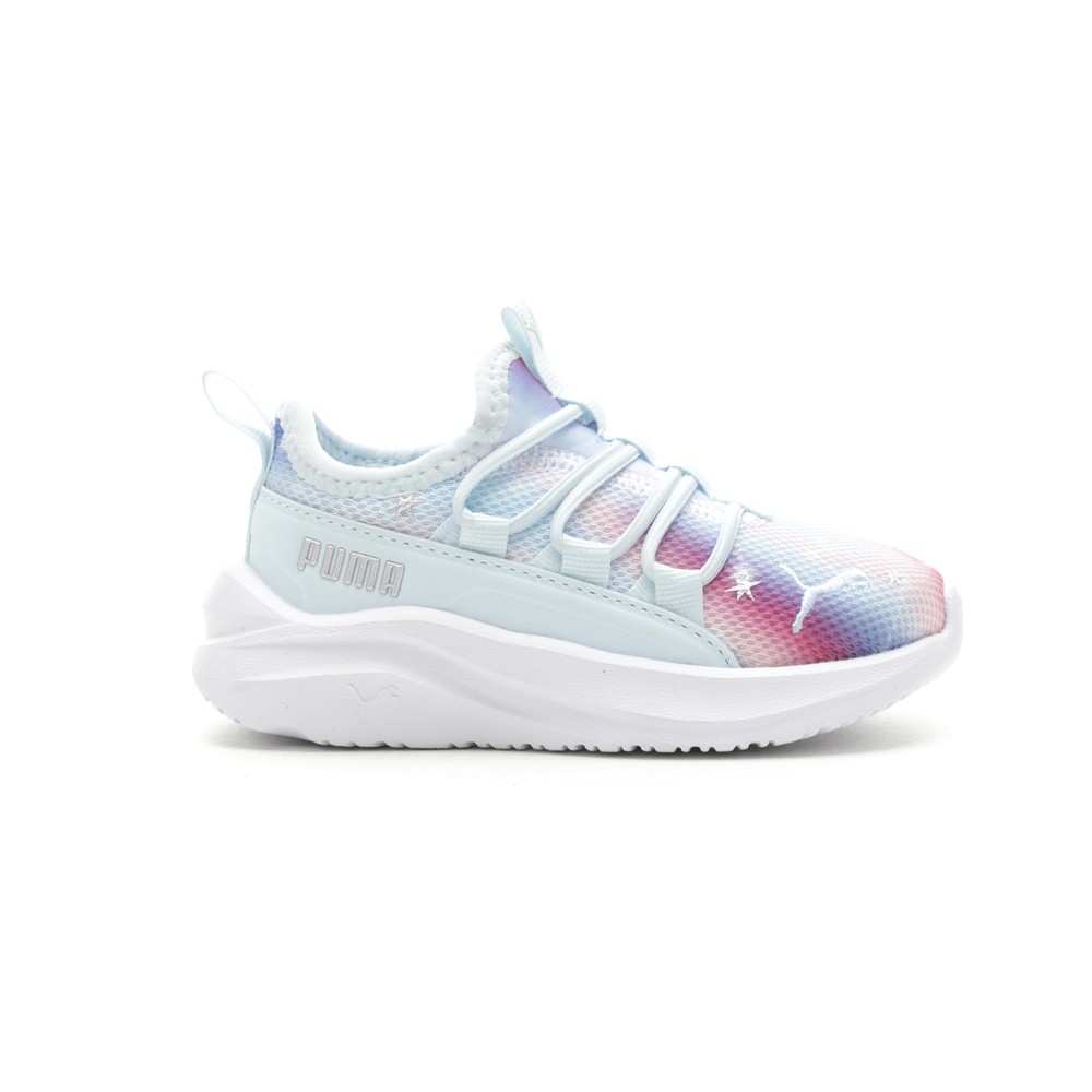 PUMA One4all Star Glow Slip On  Toddler Girls Blue, Multi Sneakers Casual Shoes