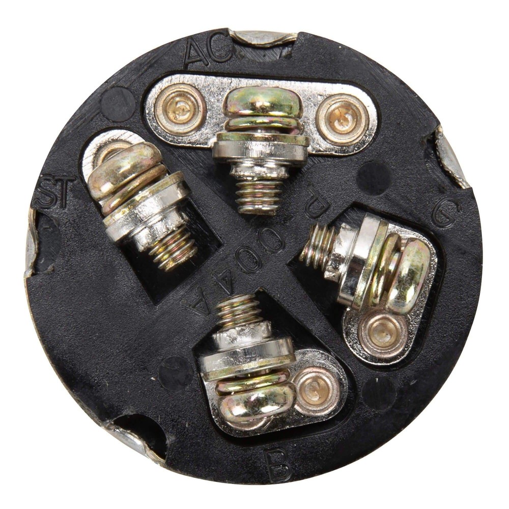 3 position Universal Quick-Start Ignition Key Switch - Chrome Bezel
