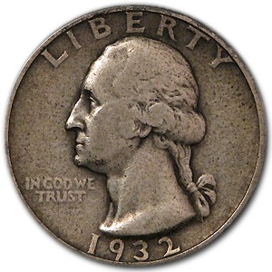 1932 Washington Quarter VF