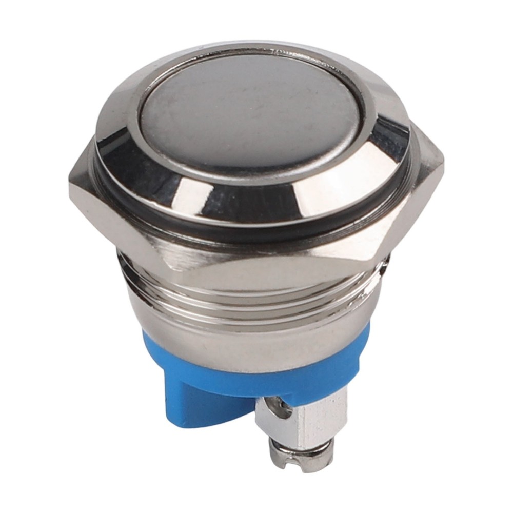Metal Push Button Switch Latching Fixed Electric On Off Power LED Light 12V