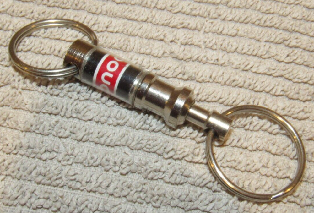 Vintage CONOCO Black Pull Apart Keychain