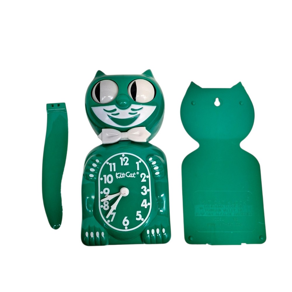 Kit-Cat Clock Green B2 Works