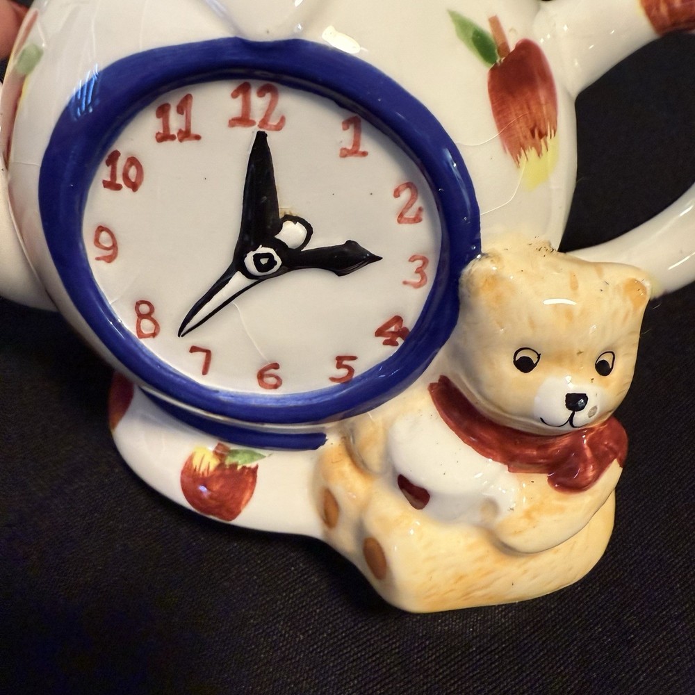 TEA- NEE TEDDY TEA POT COLLECTION: "TEA TIME" TEA POT