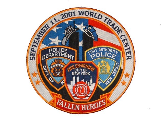 NEW 9-11 Memorial Fallen Heroes Patch 12"