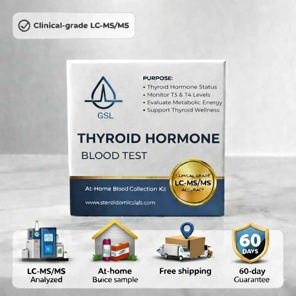 GSL Thyroid Panel Blood Home Test Kit, LCMS Assay