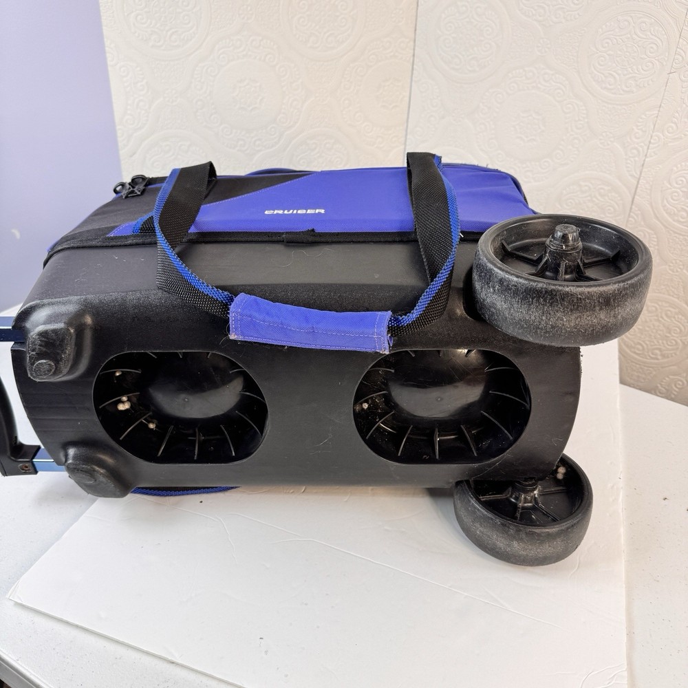 KRX Strikeforce 2 Bowling Ball Black Blue Rolling Bag Case
