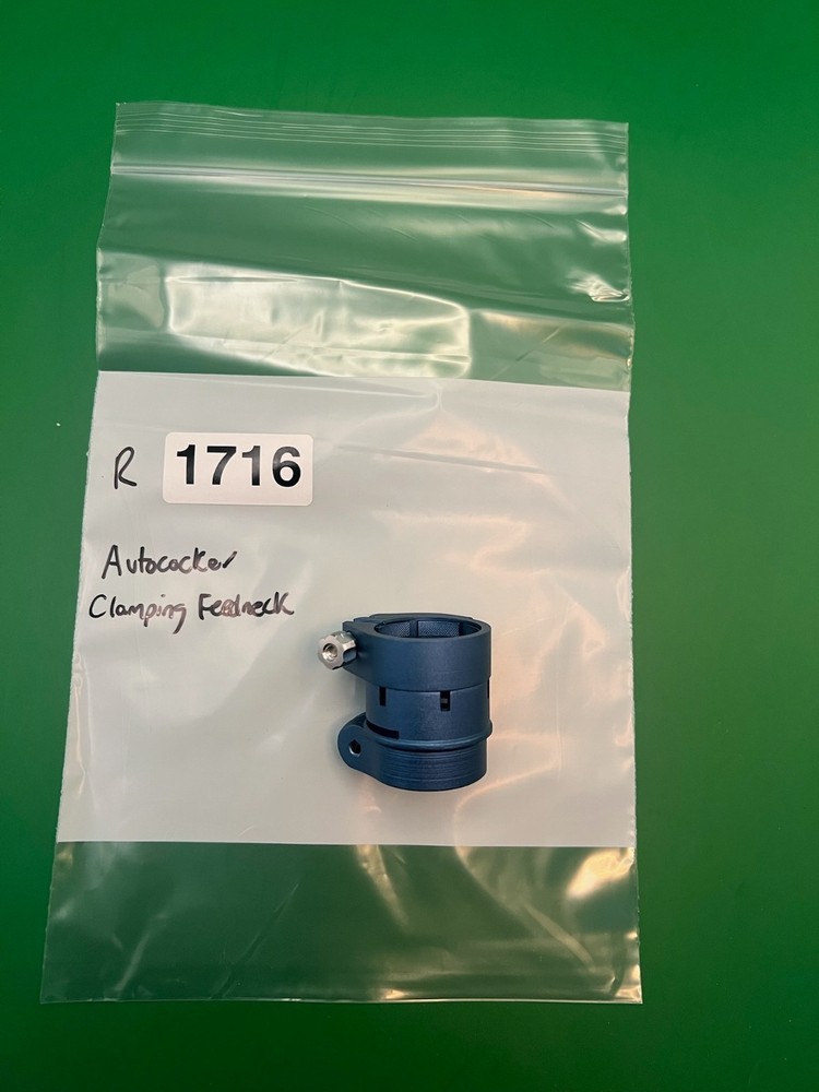 Autococker Clamping Feedneck Blue