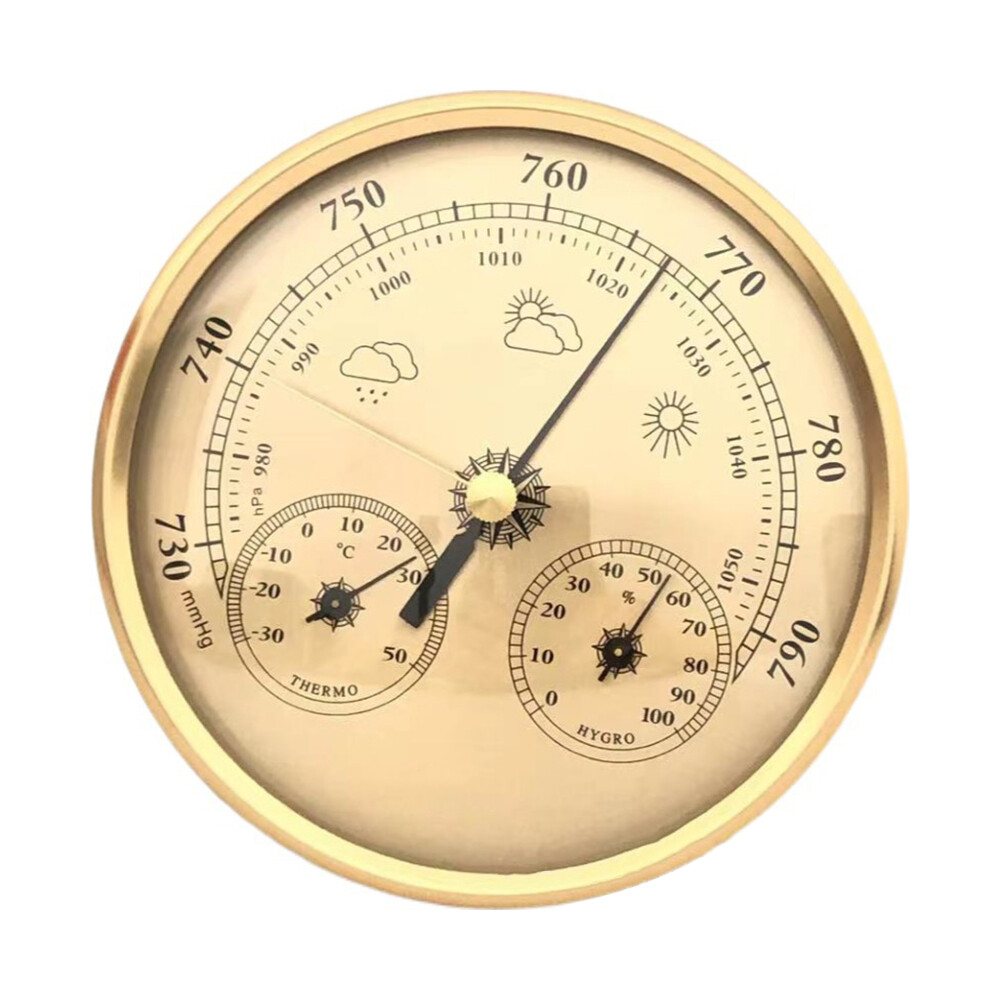Multifunctional 3 in 1 Household Pointer Temperature Humidity Pressure Barometer
