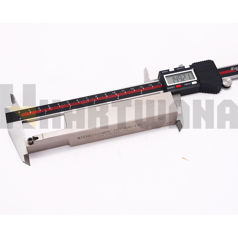 Lathe Face Grooving Tool 8mm 160–400mm Cutting Range 10PCS Indexable Inserts