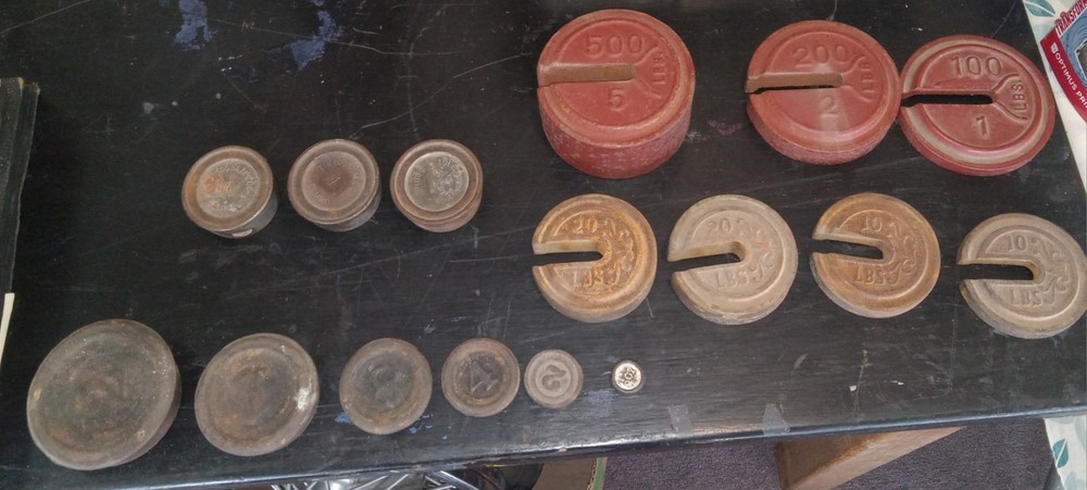 Antique Scale Weights
