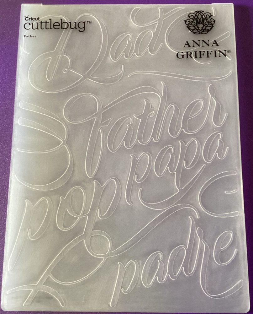 Anna Griffin Fathers Day Embossing Folder 5x7