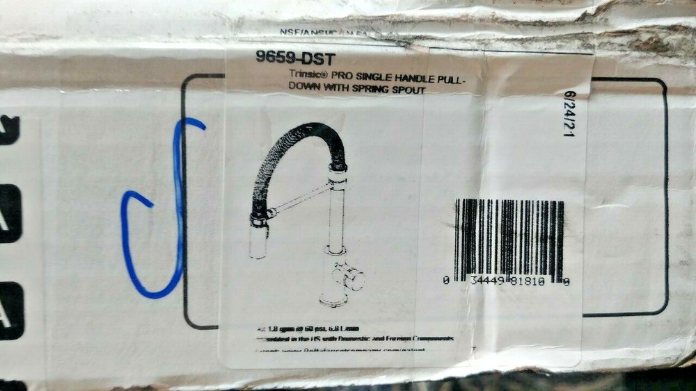 Delta 9659-DST Single Handle Pull-Down Kitchen Faucet