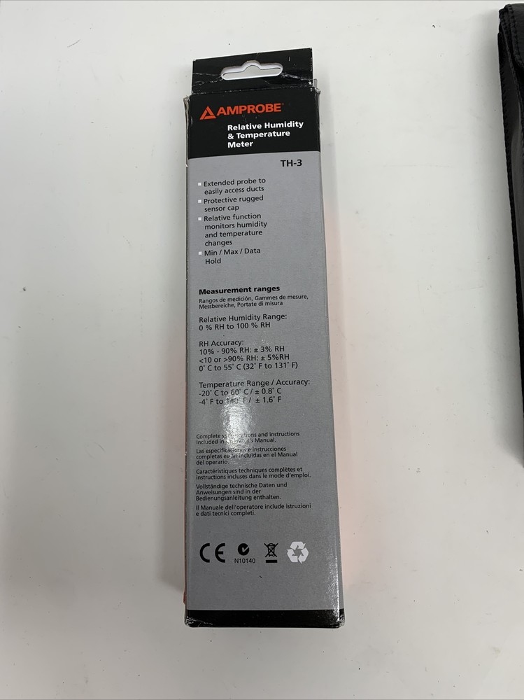 Amprobe TH-3 Relative Humidity Temperature Meter - For Parts