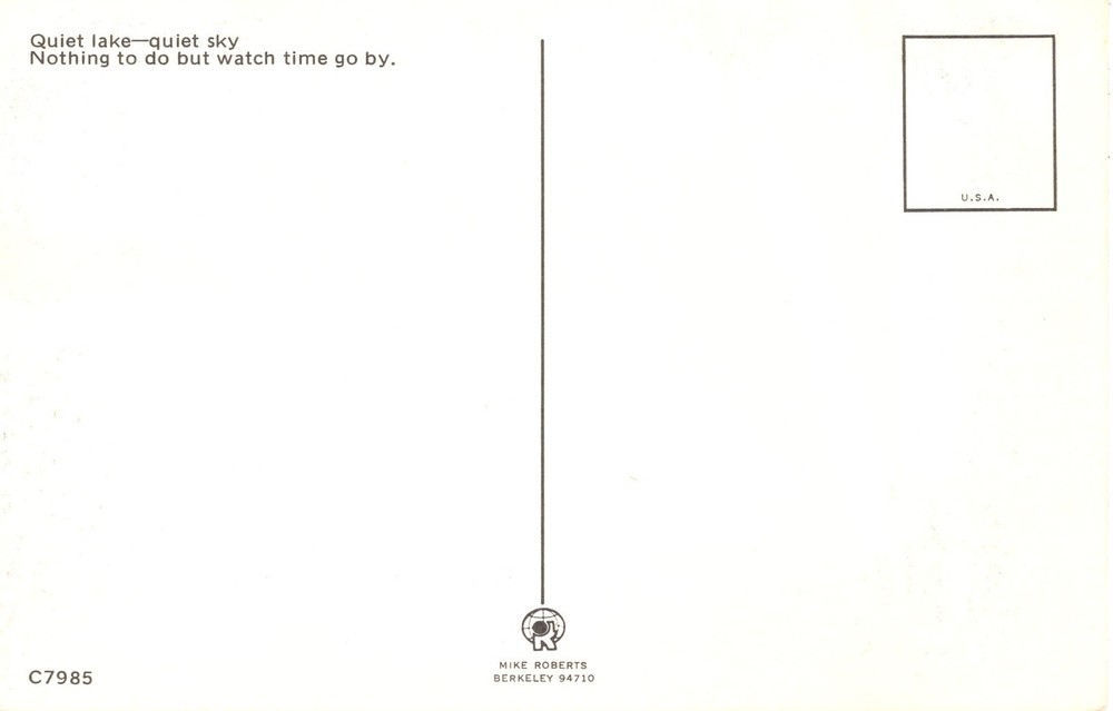 QUIET LAKE - QUIET SKY - PC4502