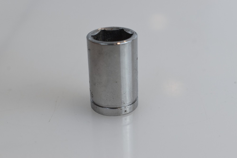 Blue Point Tools BLPS14716 7/16" SAE Shallow Socket 1/4" Drive 6 Point Chrome