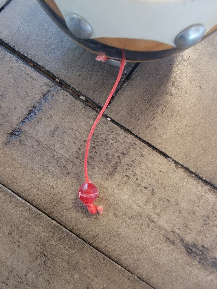 Monkey Spinning Balance Double-Sided Drum Percussion 9"