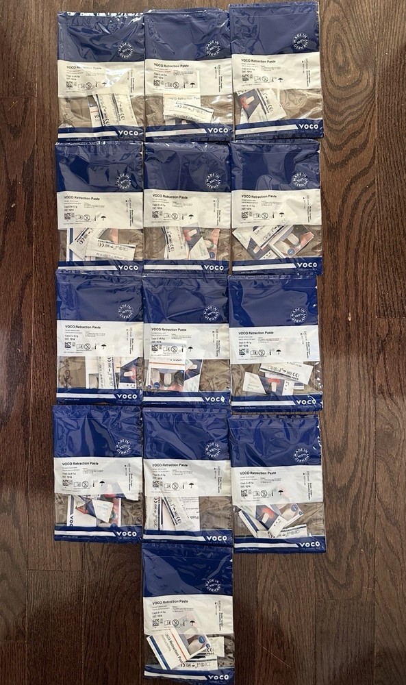 VOCO - Retraction Paste - 100 Pack, 0.3g Each