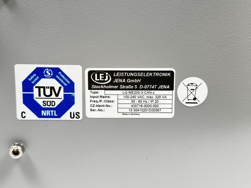 Zeiss Illuminator Fluorescence Microscope Light Source HXP 200 C 435716