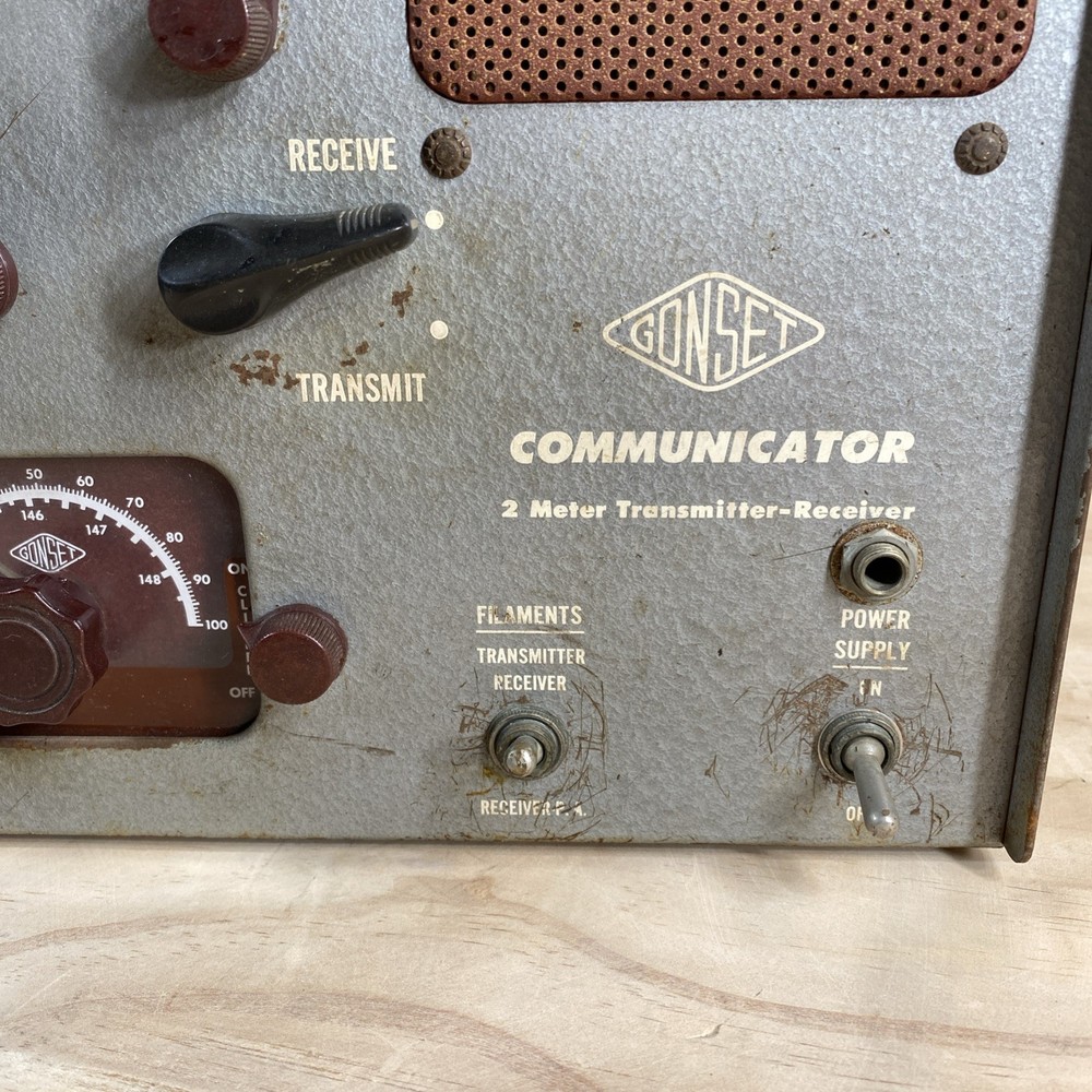 Gonset Two Meter Communicator Receiver Transmitter /untested