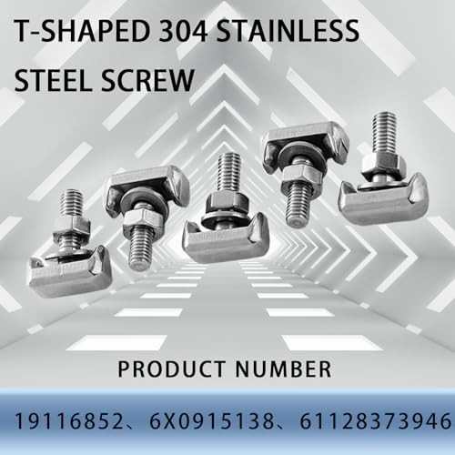 Car Battery Terminal Bolt, 2PCS Auto Cable Extender T-Bolt Nuts Replacement