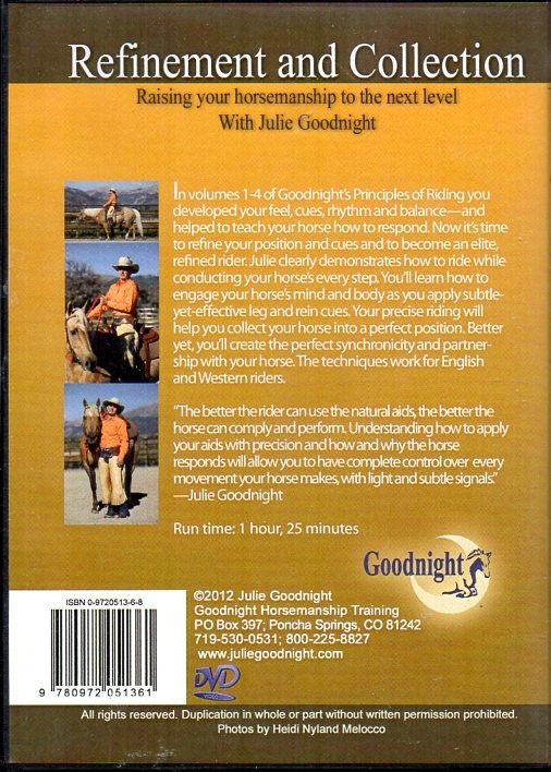 Horsemanship Principles Riding Horses Refinement and Collection Next Level DVD