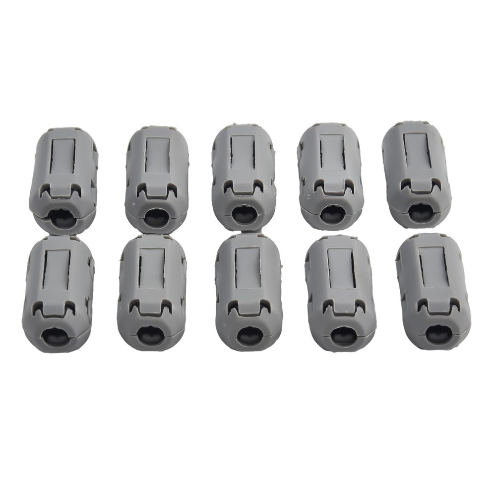 Ferrite Ring Clips 10 Pack for Reducing Interference in Various Cables