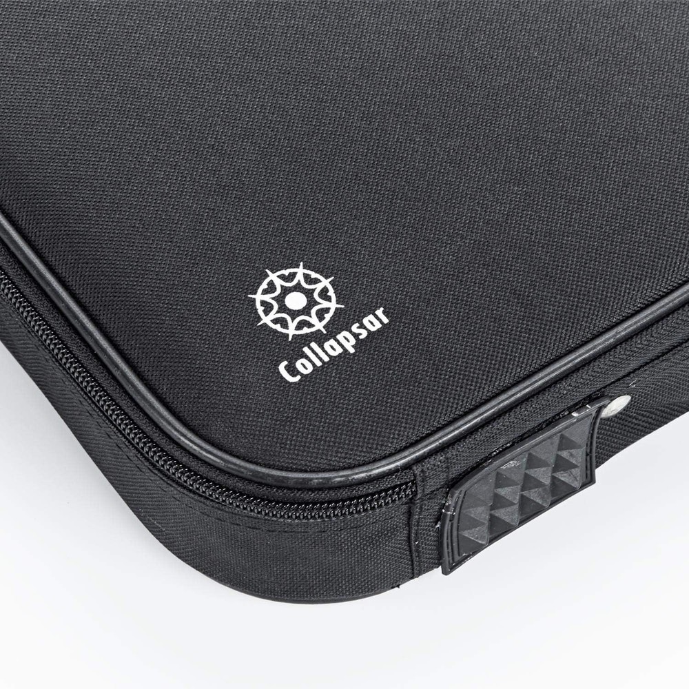Secure Pool Balls Carrying Case with Extra Accessory Space - Nylon Sturdy Design