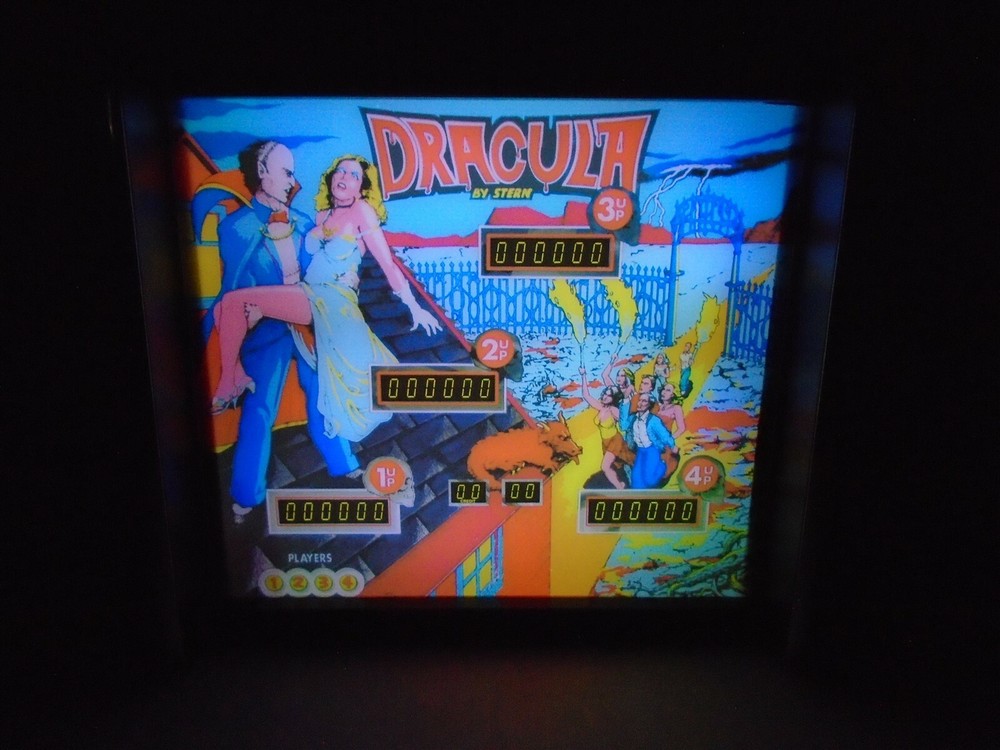 Stern Dracula Pinball Head LED Display light box