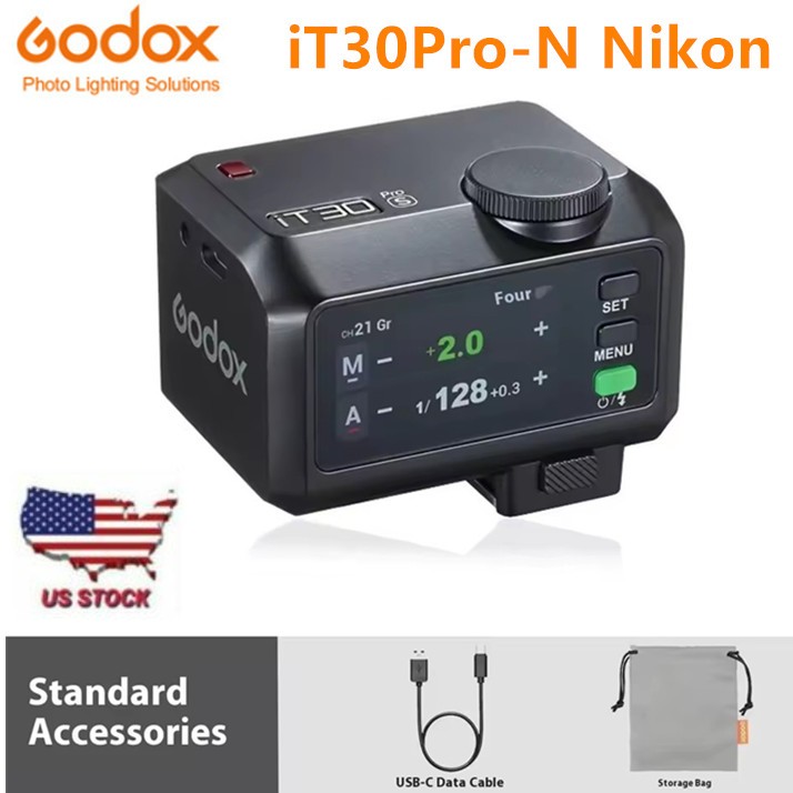 Godox iT30 Pro-N TTL Mini Wireless Camera Flash light Speedlite for Nikon Camera