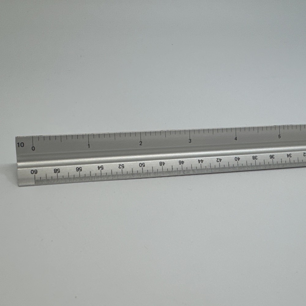 Alumicolor 12" Engineer Solid Drafting Scale Code 123 - EXC COND