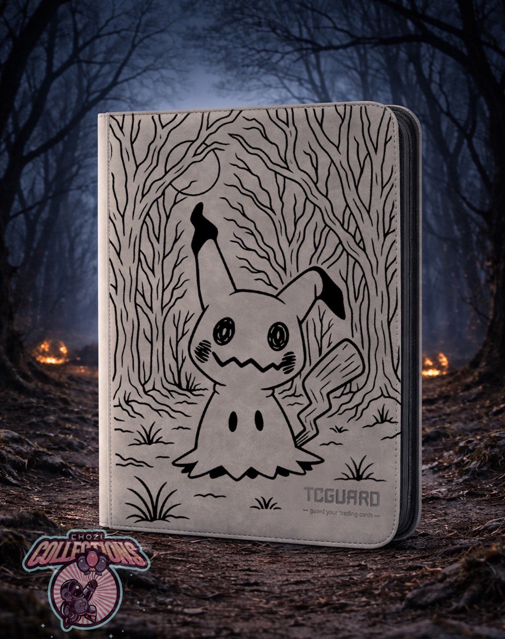 Pokémon Mimikyu Laser Engraved Binder/ Made To Order! Engraved/Shipped In USA