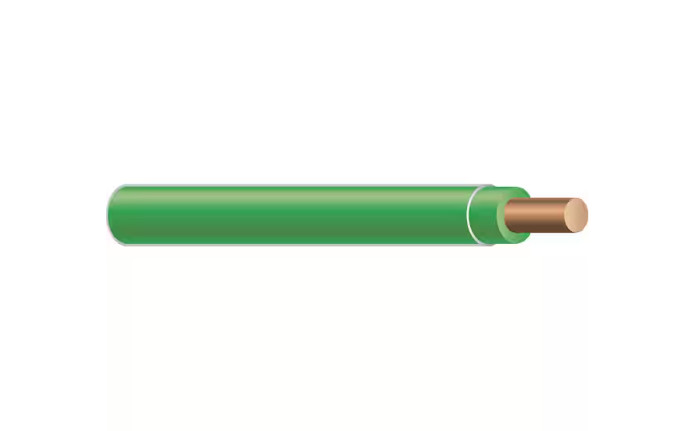 Southwire 100 ft. 14 Green Solid CU THHN Wire