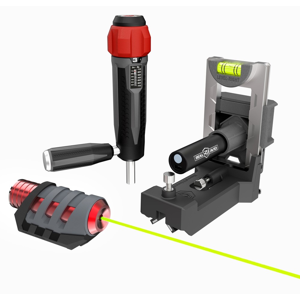 Real Avid Master Scope Mounting Kit, Scope Mounting Tool Kit, Black AVMSMK