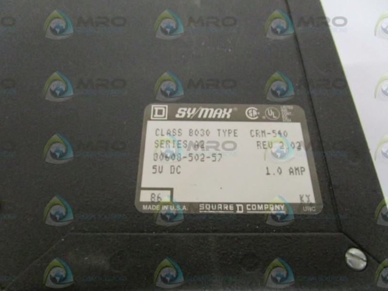 SQUARE D NETWORK INTERFACE MODULE 8030-CRM-540 UNMP