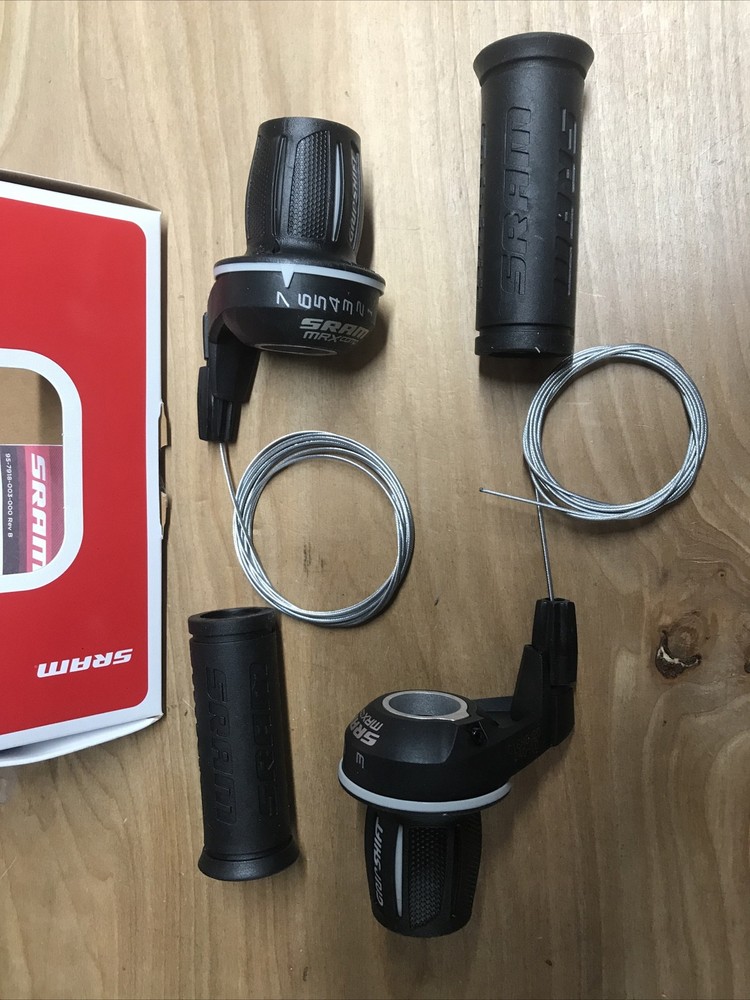 SRAM MRX Comp Shifter Set 7 Speed Rear Microfriction Front