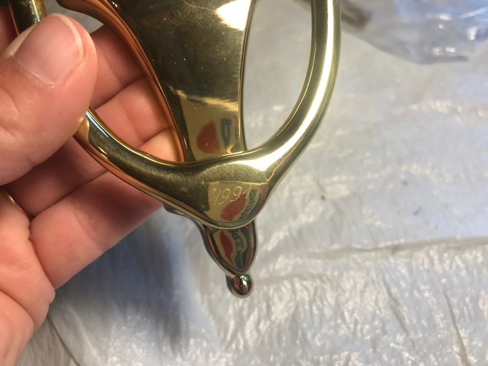 Solid Brass Forged Door Knocker ~ Engraved