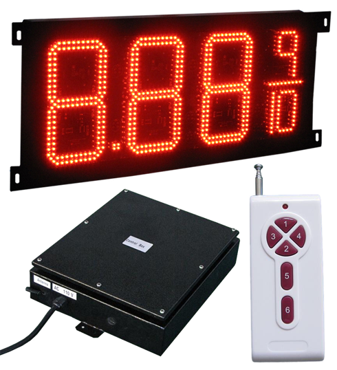 12V LED OIL GAS STATION Electronic Fuel PRICE SIGN 8",10',12',14" PCB sign board