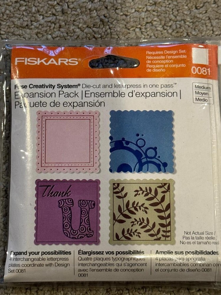 NEW - Sizzix Fuse Creative System EXPANSION PACK #0081