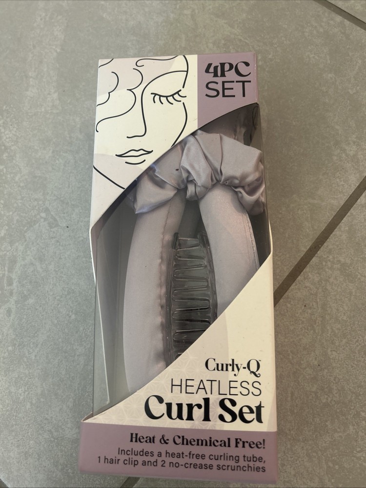 Four Piece Set Curly Q Heatless Curl Set