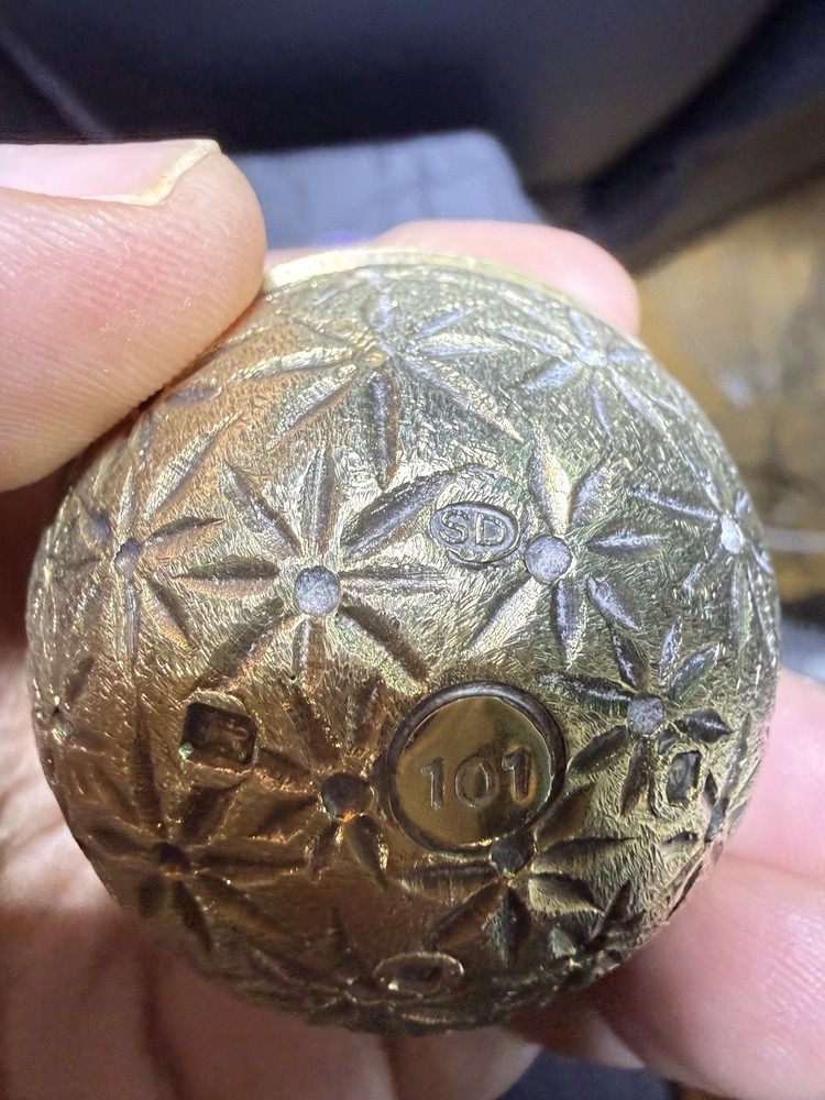 Stuart Devlin Silver Gilt Surprise Egg Frog Lily Pad Box Ltd Ed 101