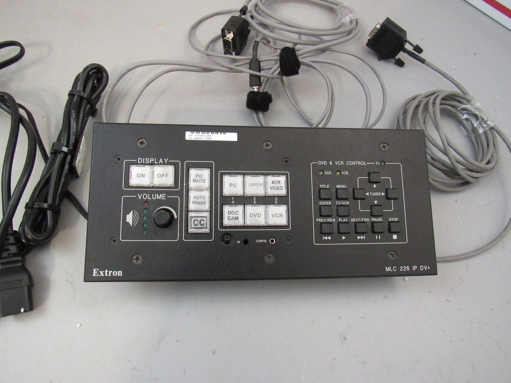 Extron MLC 226 IP DV+ MediaLink Controller with cables & power cord