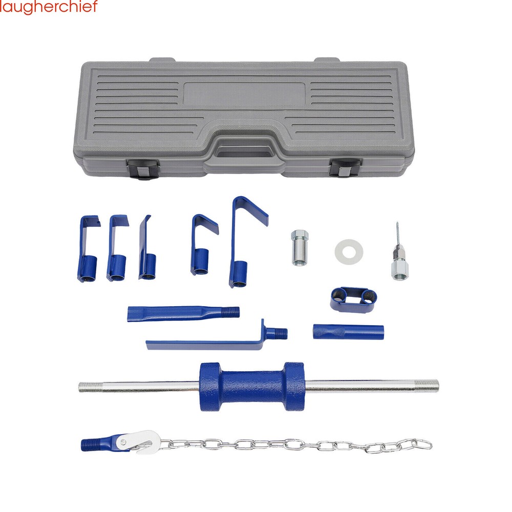 Automotive Hammer Puller Frame Set Slide Hammer Dent Puller Set W/Carrying Case