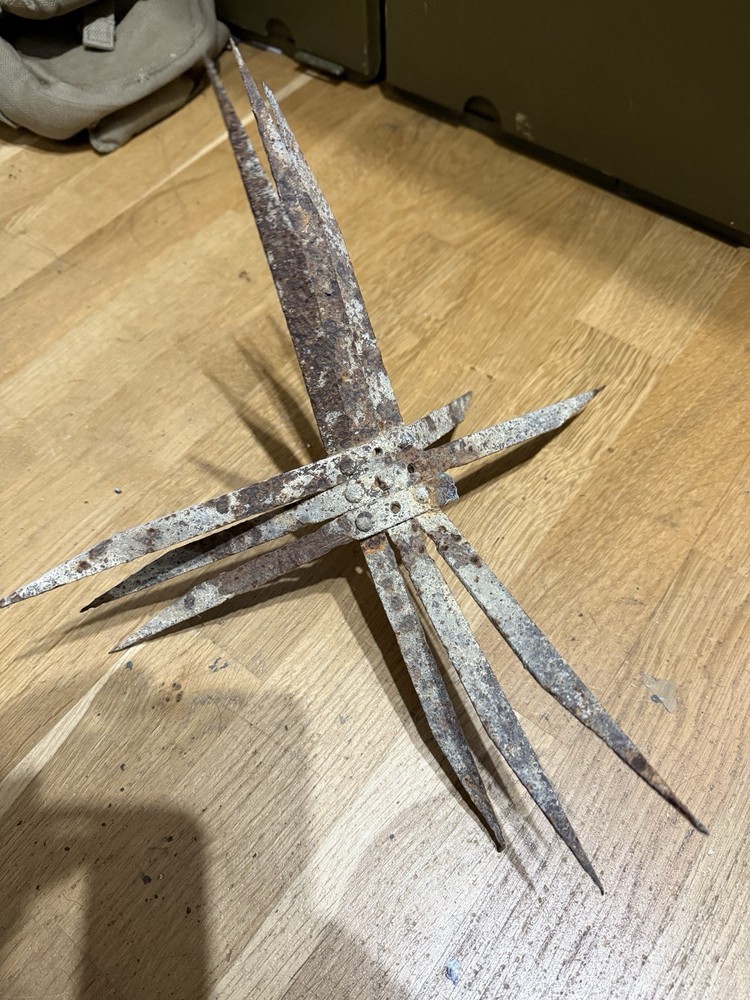 WW1 Caltrap, 12” Across - Rare Item