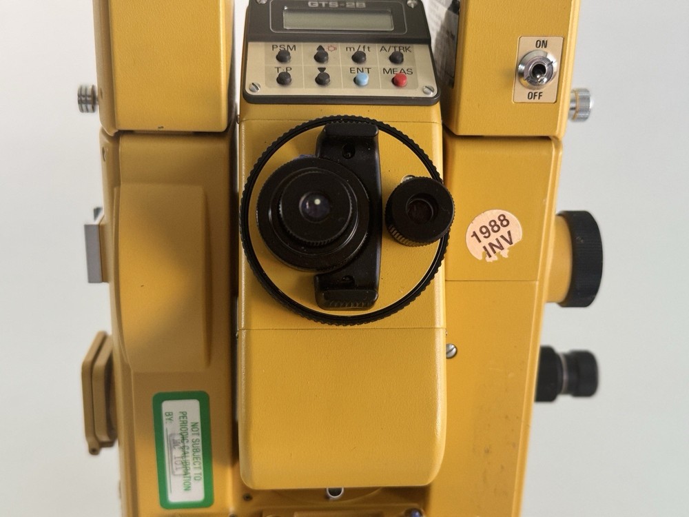 Topcon GTS-2B Total Station ~ Case, Controller, & Accessories - Untested, As-Is