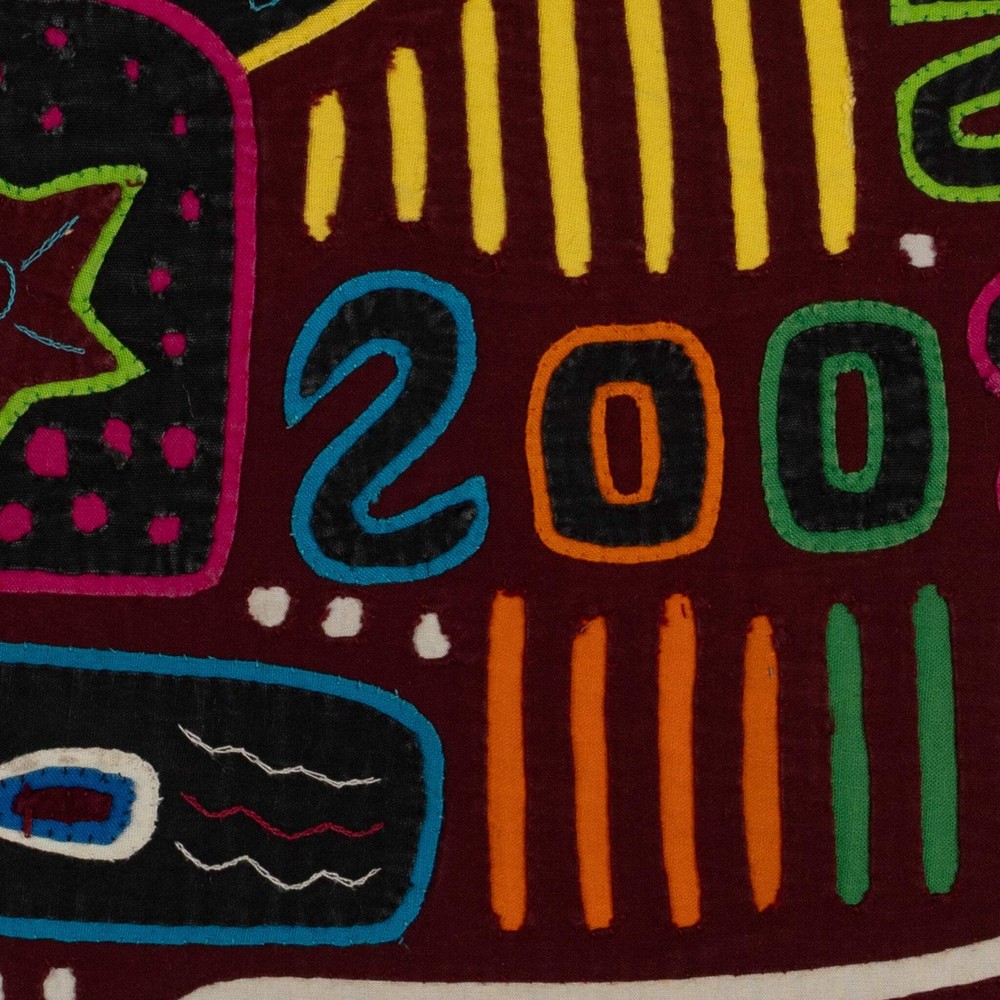 Traditional Multi-Color School Graduation Mola