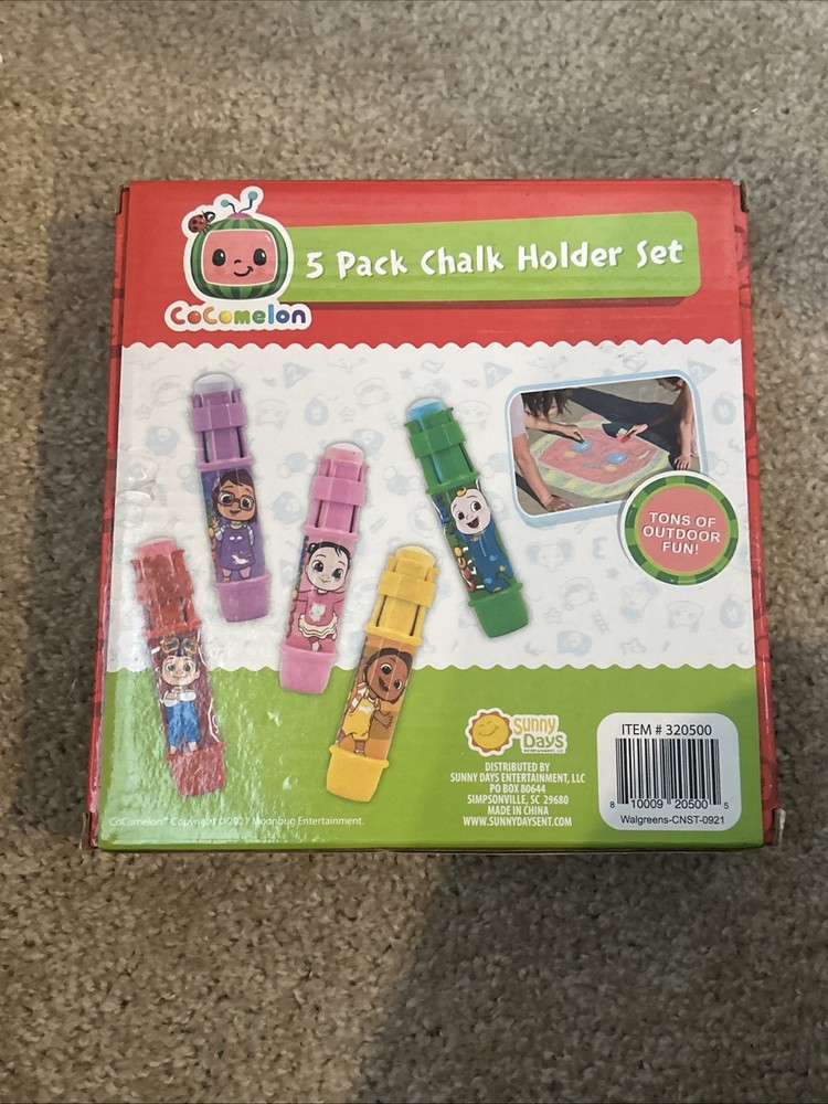 Cocomelon 5pack Chalk Holders
