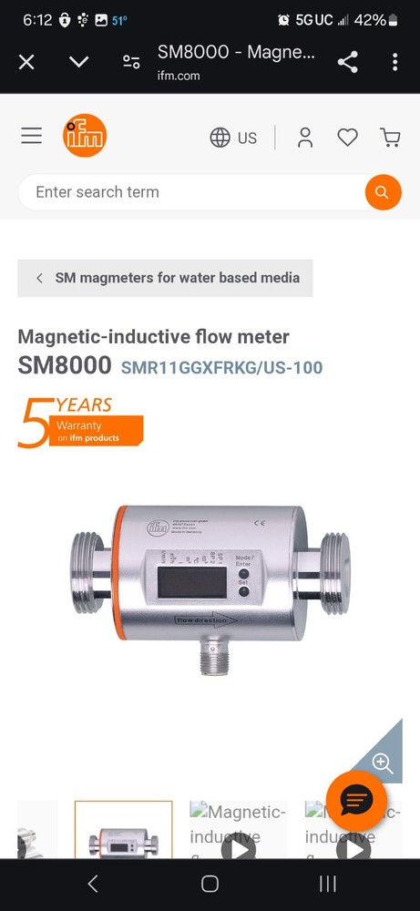 IMF Magnetic-inductive Flowmeter  SM8000