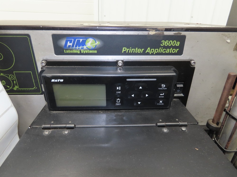 CTM 3600A-S84-EX High Speed Label Applicator SATO Thermal Printer 5" Width