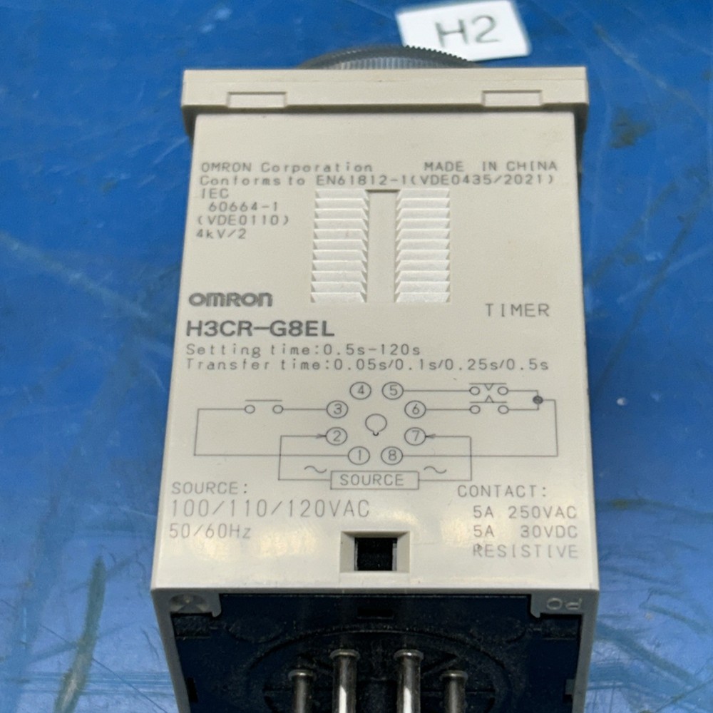 Omron H3CR-A8E Solid State Power-Off Delay 1.2 Second Timer NIB Fast Shipping!