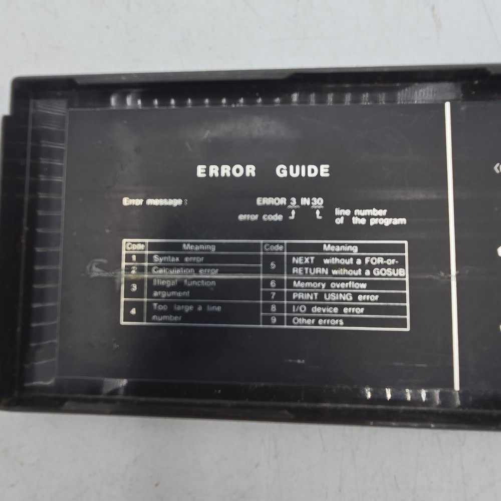 Sharp EL-5500 Scientific Calculator BASIC Computer Tested Works Needs Battery